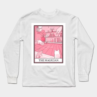 Magician Cat Tarot Long Sleeve T-Shirt